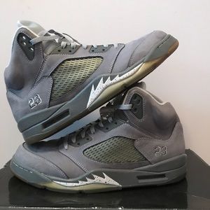 Nike Air Jordan Retro 5 Wolf Grey size 12